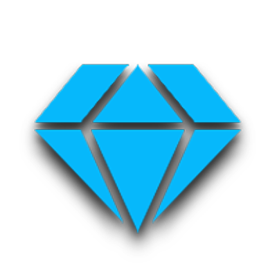 500 diamentów Logo